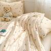 Washable Cool Touch French Puppy Summer Quilt