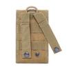 Military Mobile Phone Bag Leisure Nylon Waterproof Multifunction Phone Waist Pack for Outdoor Sports Khaki
