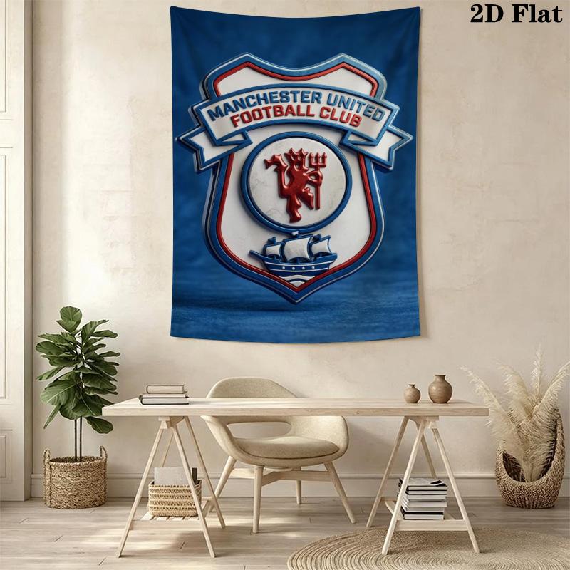 Manchester Football Club Threepiece Set 1 Duvet Cover 2 Pillowcase Without Core Bedding Set Soft And Comfortable Duvet Cover And Pillowcase