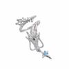 Dragon-Shaped Open Ring Niche Design High-End Sweet And Cool Babes Dark Stacked Wearing Personalized Rings