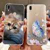 Für Vivo V9 Youth Hülle 1727 1726 Niedliche Liebesherz Bemalte Abdeckung Weiche Dünne Handyhülle Für Vivo Y85 Y89 V 9 Youth VivoV9 6GB Fundas