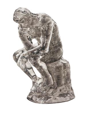 43 Piece Crystal Puzzle Thinker