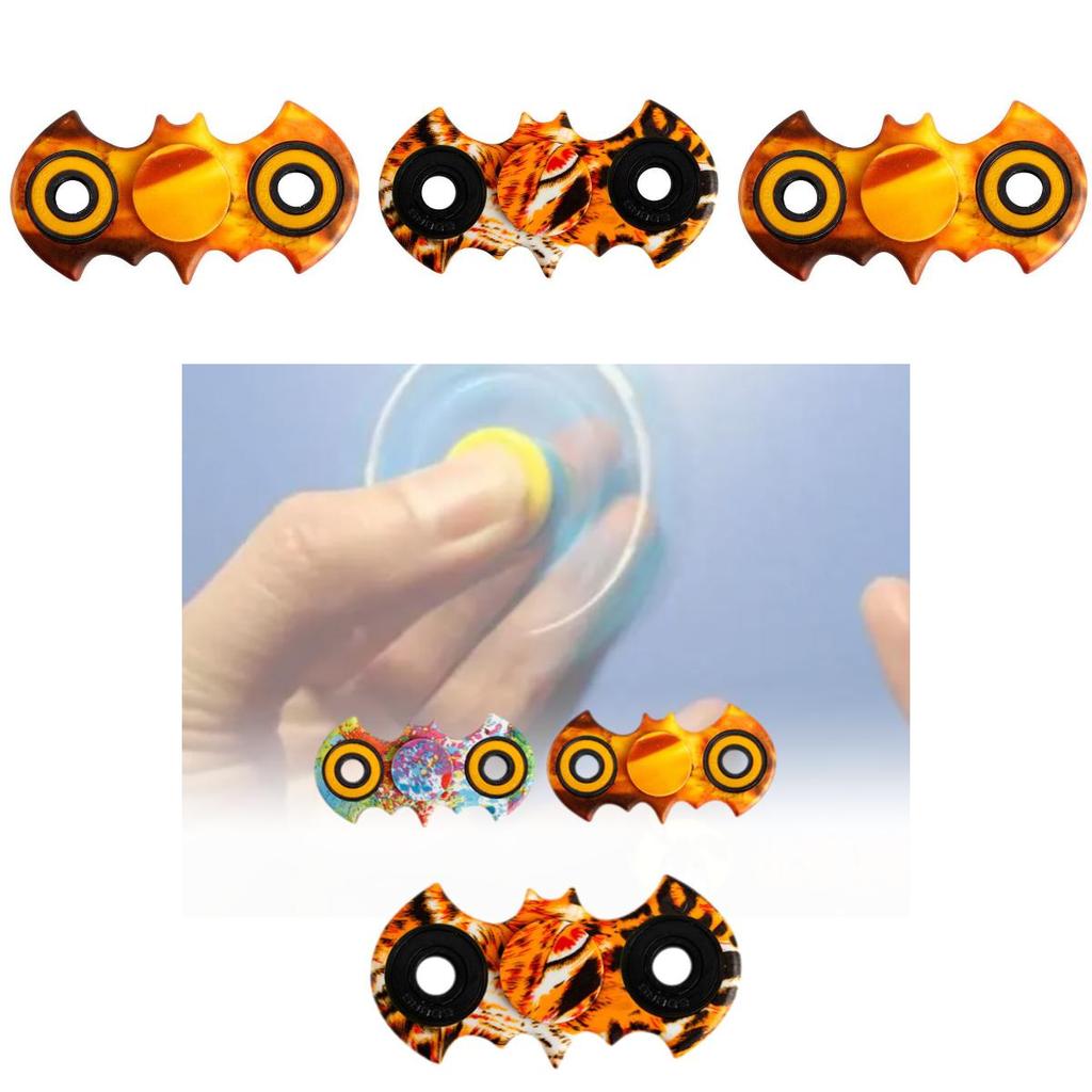 Batman Fingertip Gyro Stress Reliever Abs Stainless Steel Material Yellow Red Green Light Blue Black