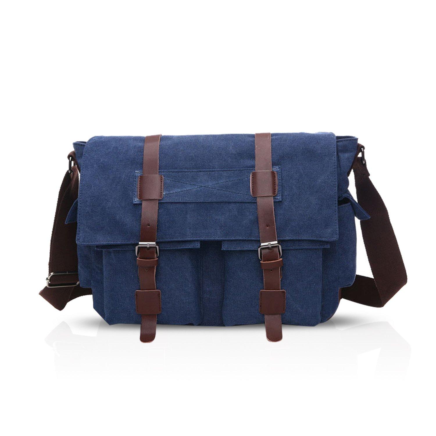 

FANDARE Сумка-месенджер через плече Полотно Велика Ідеально для Бізнесу Роботи та Активного Відпочинку Синя Чоловіча Сумка, Сумка, Сумка, Легка, Містка, Популярна,