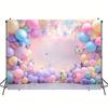 2D planar design one-piece multi-functional colored balloon party backdrop - suitable for birthday wedding and other occasions