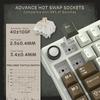 RK ROYAL KLUDGE L75 Mechanical Gasket Touchable TKL Wireless Pro QWERTY US Layout Keyboard, Assembly, Buttons/Macro Keys, Nameplate, Tri-Mode