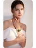 Sanda Fashionable Couple's Waterproof Quartz Watch with Calendar - Steel Strap, Square Design, Simple Bar Index
