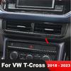 Car Center Air Condition AC Vent Outlet Cover Trim For Volkswagen VW T-cross Tcross 2018-  Matte Interior Accessories