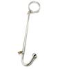 Stainless Steel Metal BDSM Bondage Neck Collar Anal Hook Butt Plug Slave Lock Restraint SM Erotic Sex Toy for Couple Game
