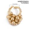 Irregular Hollow Winding Ring, Niche Design, Open Mouth Ring, Personalized And Versatile Bracelet