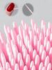 100PCS Double Headed Nail Polish Wiping Wooden Stick ,Small Tip Double Head Tattooed Eyebrows Beauty Makeup Tools For Wiping, About 100Pcs/Pack