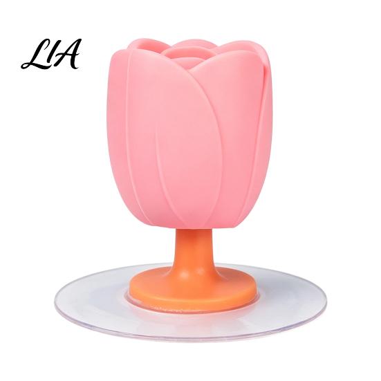Washable Toilet Seat Lifter Silicone Tulip Lid Lifter, Hands-Free Lift Handle, Bathroom Avoid Touching Cover Tool, Accessories