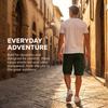 Men's Elastic Waist Cargo Shorts Adjustable Belt Multiple Pockets Casual Style Suitable for Hiking Worksite Summer Wear