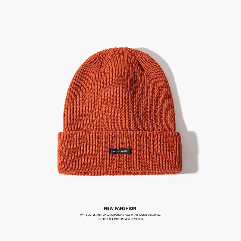 Fashion Versatile Wool Hat Cold-proof and Warm Hat Women's Autumn and Winter Sports Cycling Face Small Men's Knitted Hat