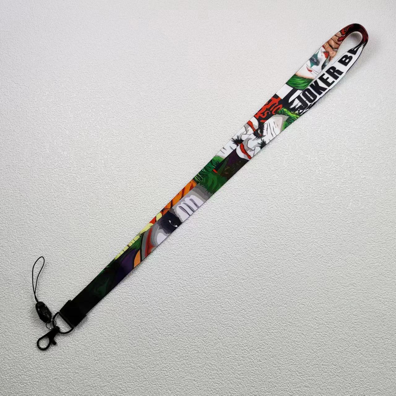 Anime Phone & ID Card Neck Lanyard with USB Drive Pendant