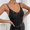 Summer Lace Suspender with Female Seamless Slim Fit Vest Shirt