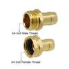 Garden Hose Quick Connectors, Repair Damaged Leaky, Water Tuhaving Adapter, Pipe Fitting, Irrigation Hose Joint, 3/4 ", 5/8"