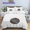 AFC Ajax Pattern Bedding Quilt Set  Home Decoration  Gift (1 * Duvet Cover + 2 * Pillowcase  Without Core)