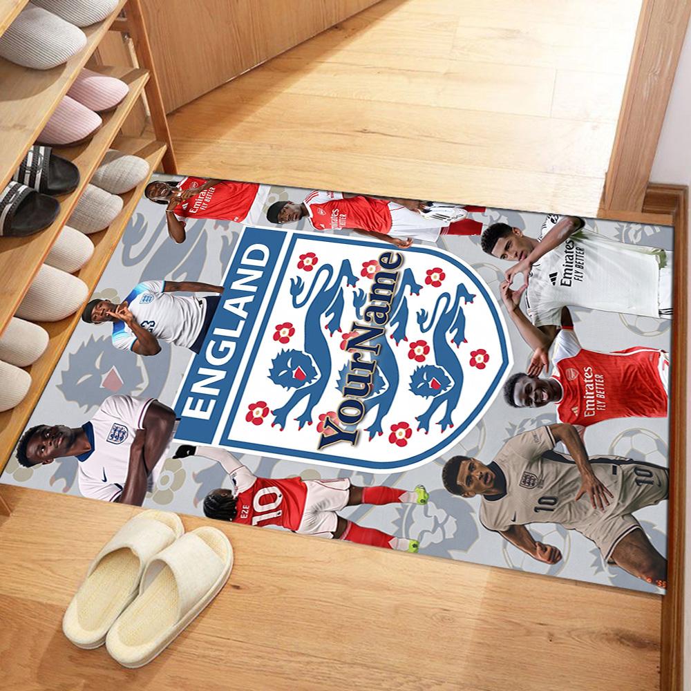 Arsenal Customize Your Name Carpet Suitable for Hallway Outdoor Living Rooms Dining Room Antislip Carpet Anime Office Decor