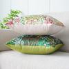 Weaving Silk Jacquard Pillow Cover Plant Flower Cushion Cover Sofa Living Room Embroidered Throw Pillow Cushion Cover Cojin