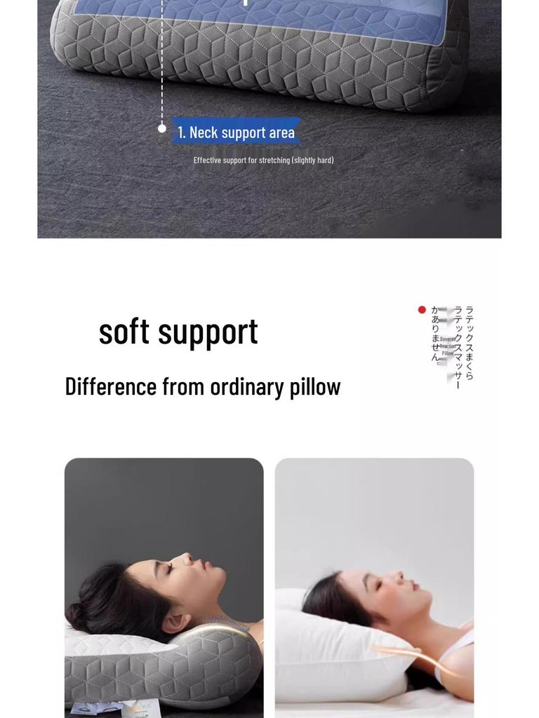 Cervical Spine Support Sleep Pillow for Home & Dormitory