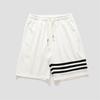 Pantaloncini sportivi taglie forti per pantaloni capris casual waffle estivi da uomo