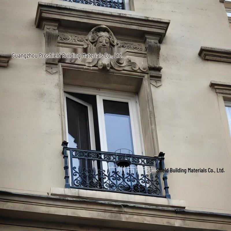 Barandilla de Balcón y Reja de Ventana de Hierro Forjado Estilo Europeo para Protección de Balcones al Aire Libre, Cerramiento de Patio y Barandilla de Jardín.