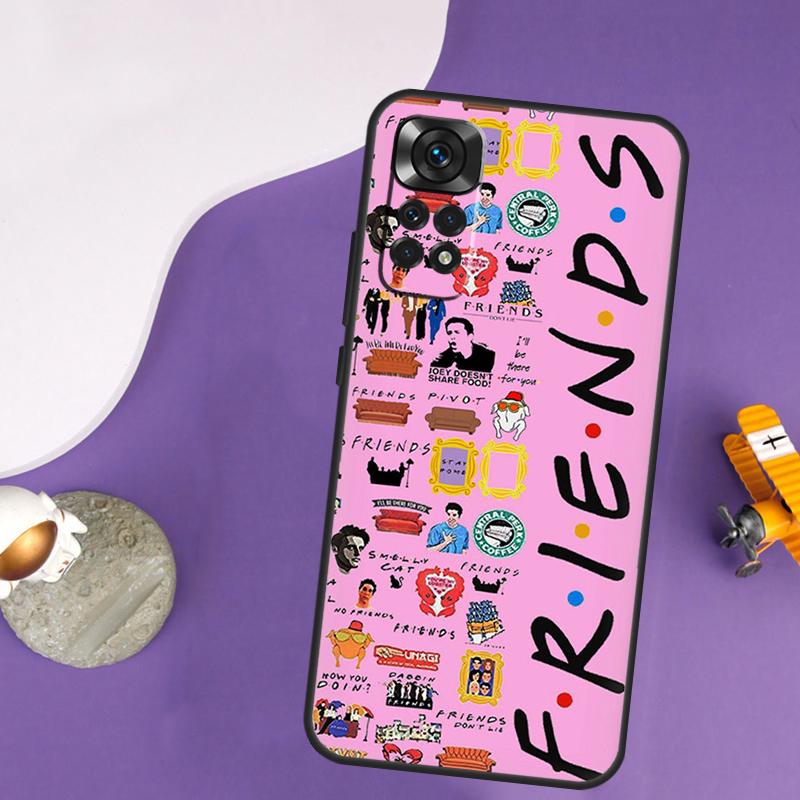 

Friends TV Case For Xiaomi Redmi Note 13 Pro 14 12 9 10 11 Pro 10S 11S 12S Redmi 13C 14C 10C 12C Cover Redmi 13 4G