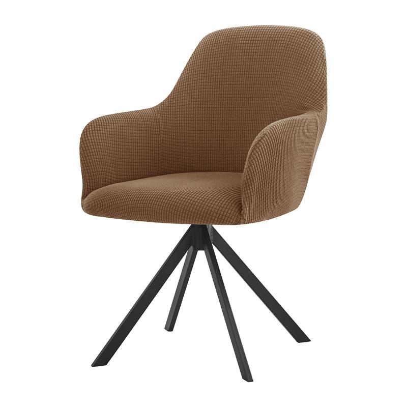 

1/2pcs Polar Fleece High Arm Chair Cover Solid Elastic Rotating Chair Cover High Sloping Office Seat Slipcover for Home Hotel 1pc