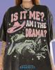 Frog Is It Me Am I The Drama Comfort Colors® Tshirt, Cowboy Hat Funny Meme Retro Vintage Western Tees, Amphibian Sassy Sparkles Cute,