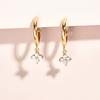 925 Sterling Silver leaf  Earrings For Women Trendy Earring Jewelry Prevent Allergy Party Accessories Gift