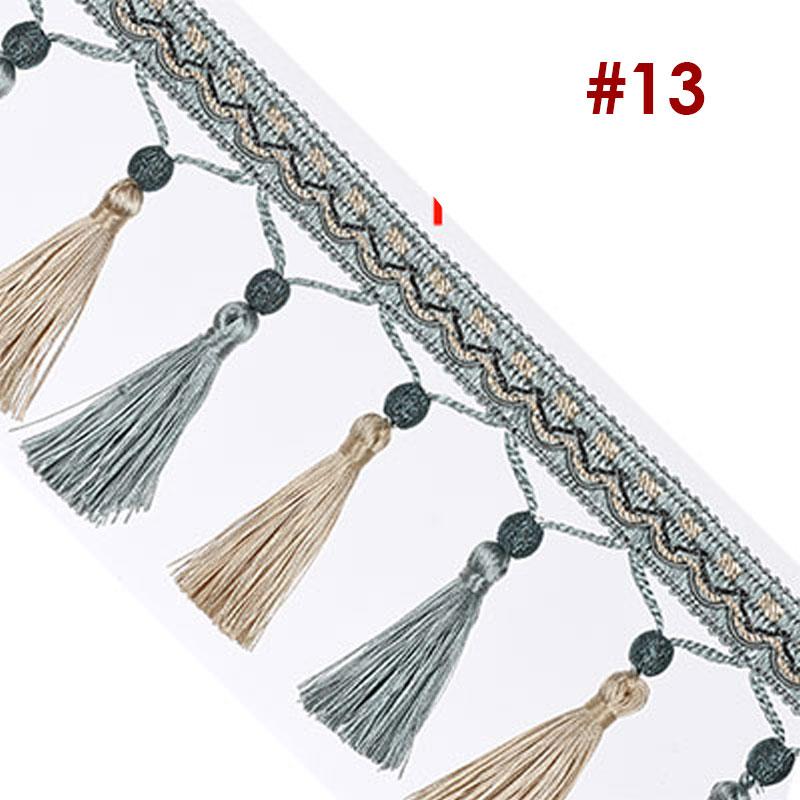 1/3M Tassel Fringe Trim Sewing Crafts Trimmings Edging Curtains Cushion Sofa Table Upholstery Sofa Decor Accessory