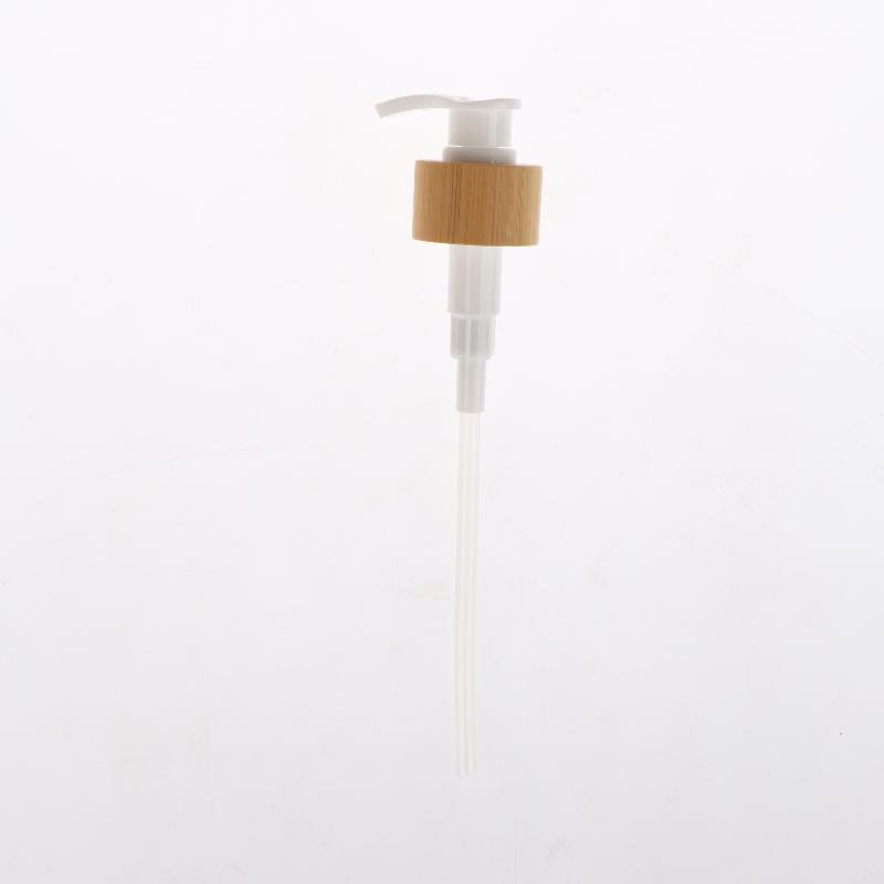 Wooden Black White Pump Bamboo Shampoo Lotion Bottle Dispenser Lotion Pump For Soft Hair Product,Body Wash,Lotion белый