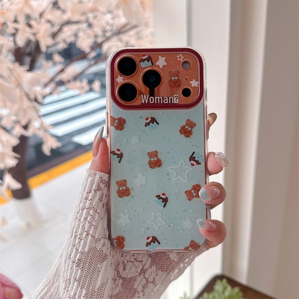 Cartoon Bear iPhone 14/13/16/15/14 PRO MAX Anti-Drop Case