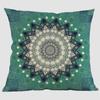 Thailand Decorative Cushion Cover Ethnic Buddism Meditation Floor Mat Bohemia Mandala Cotton Linen Throw Pillow Case Cojines