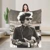 Bob Dylan Singer Blanket Multi-size Soft and Lightweight  Throw Blankets for Couch Sofa and Bed