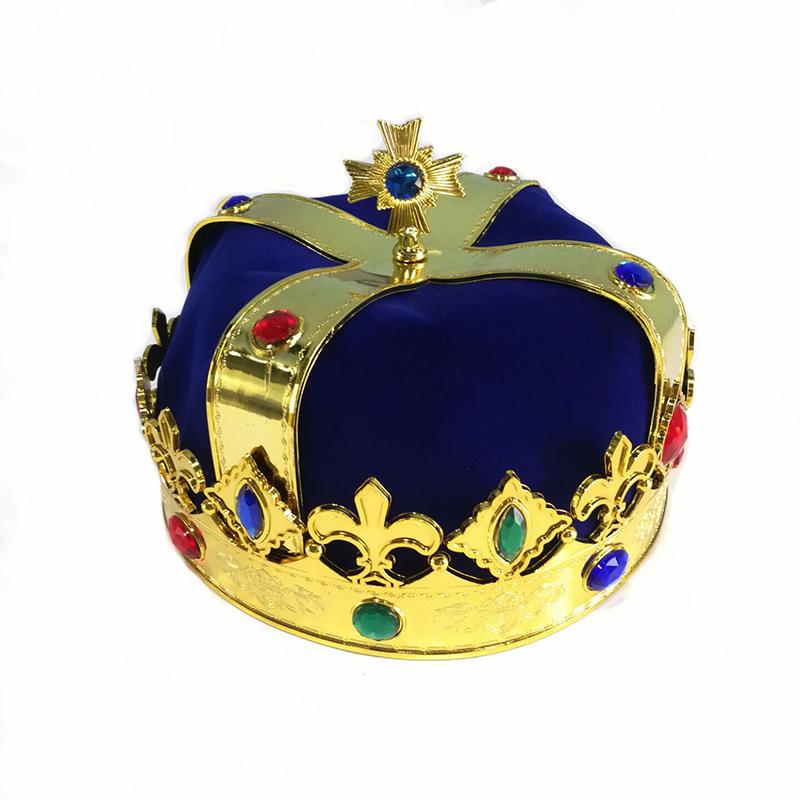 Königshut und Zepter Kinder Aufführungsprodukte Cosplay Prinzessin Prinz Stock Krone Geburtstagshut Kaiserin Königin Zepter
