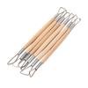 6Pcs Clay Sculpting Loops Rakes Tools Set Double Ended Pottery Modelling Shaping Craft Kit