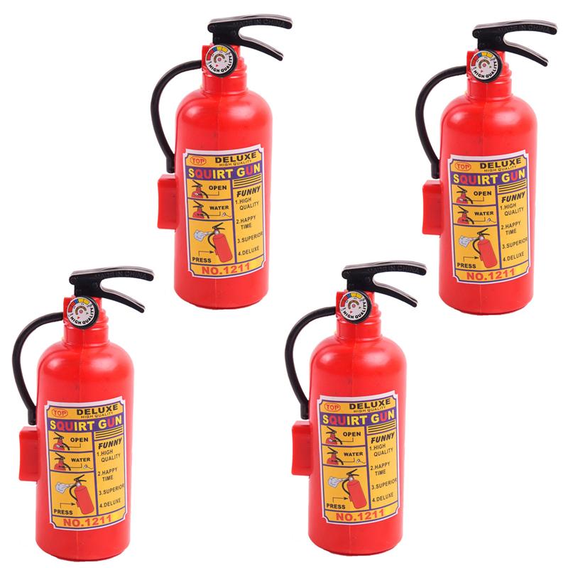 Funny Mini Fire Extinguisher Toy Water Guns Spray Water Outdoor Pool Beach Summer Toys Fireman Squirters for Kids Party