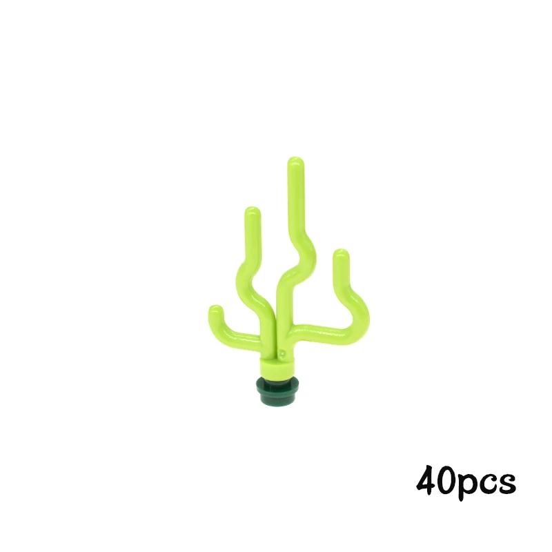 Non-Toxic Moc Building Blocks Plant Bush Tree Flower Grass Diy Buildingparts Creative Bricks 2417 2423 4727 6255 30176 33291 32607 Toys