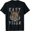 Easy Tiger distressed casualchic grafisch T-shirt voor dames Unisex T-shirt