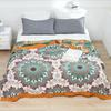 New Muslin Blanket Bed Sofa Travel Breathable Chic Mandala Big Soft Blanket