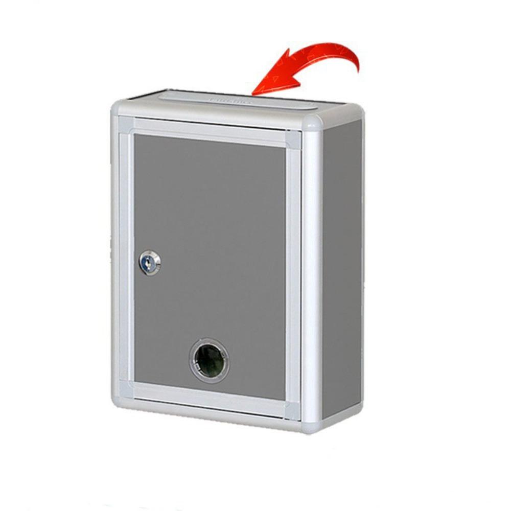 Secure Locking Ballot Box Wall Mounted Complaint Box Collection Box Express Inbox Business