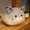 Cute Round Ball Shape Fat Lazy Cat Plush Toy Stuffed Cartoon Aniamls Likelike Bread Toast Cat Husky Shiba Inu Dog Throw Pillow