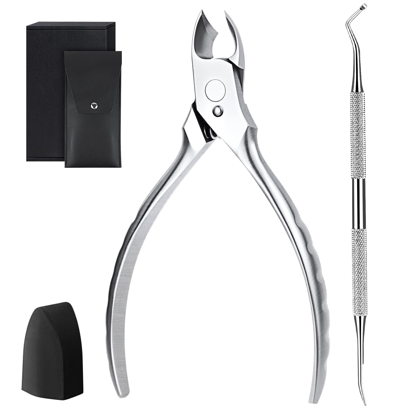 

Athvcht Nail Clippers and Nippers for Ingrown Nails Cutting Supervised by a For Hands and Stainless Curved for Hard Deformed Ingrown Foot and Ingrown