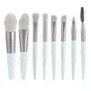 8-teiliges Mini-Reise-Make-up-Pinsel-Set, tragbar, für Lidschatten, Foundation, Pulver, Wimpern, Lippen, Concealer, Rouge, Make-up-Pinsel-Set