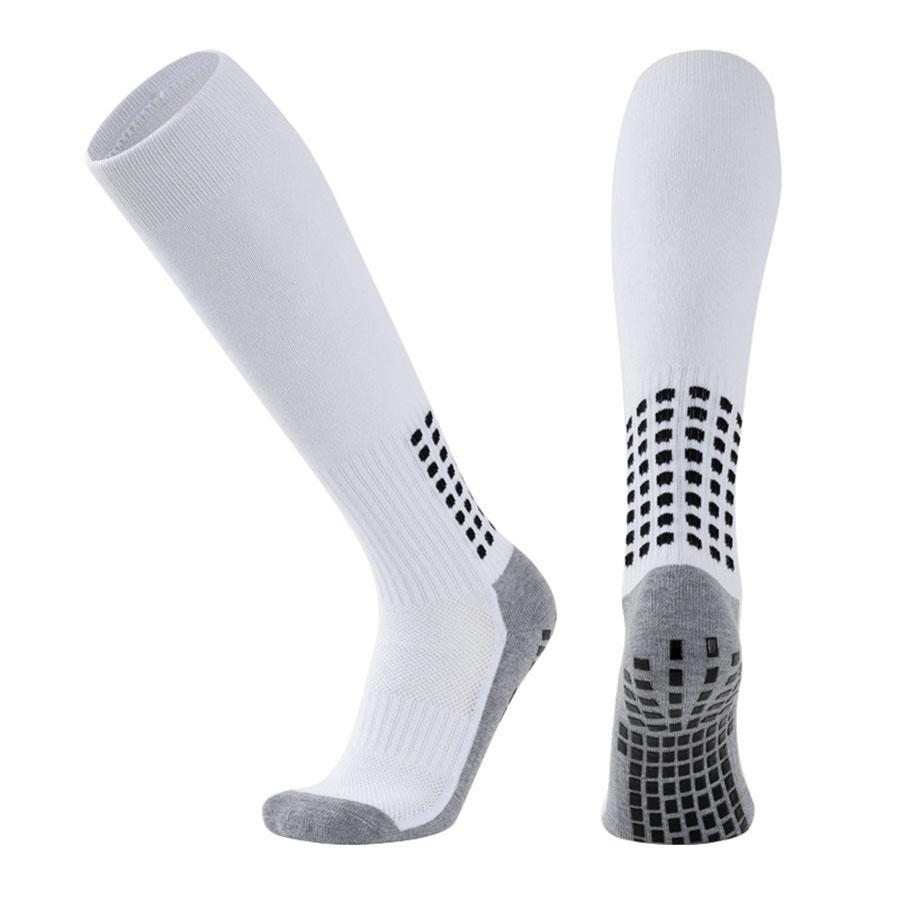 2Pairs Men Women Knee High Long Grip Socks for Men Women Sports Football Basketball Baseball Rugby Soccer
