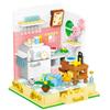 Meisjes Assemblage Spel Bouwsteen Set Prinsessen Winkel Tuin Studeerkamer Speelruimte Schaalmodel Cadeau Speelgoed Tuin Compatibel met