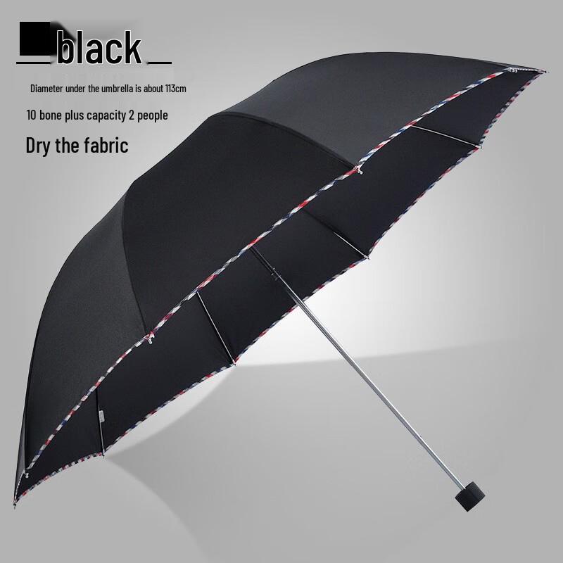 Premium Extra-Large Manual Folding Sun/Rain Umbrella