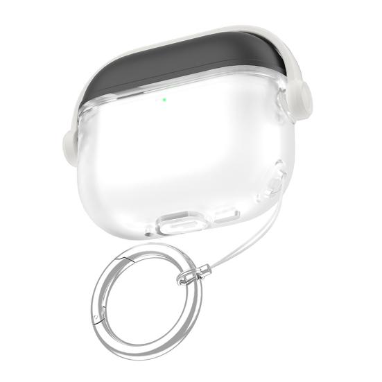 Earphone Case with Rotatable Handle All-Round Protection Silicone Smooth Split Design Headphone Sleeve for Huawei Freebudspro4/pro3 Universal